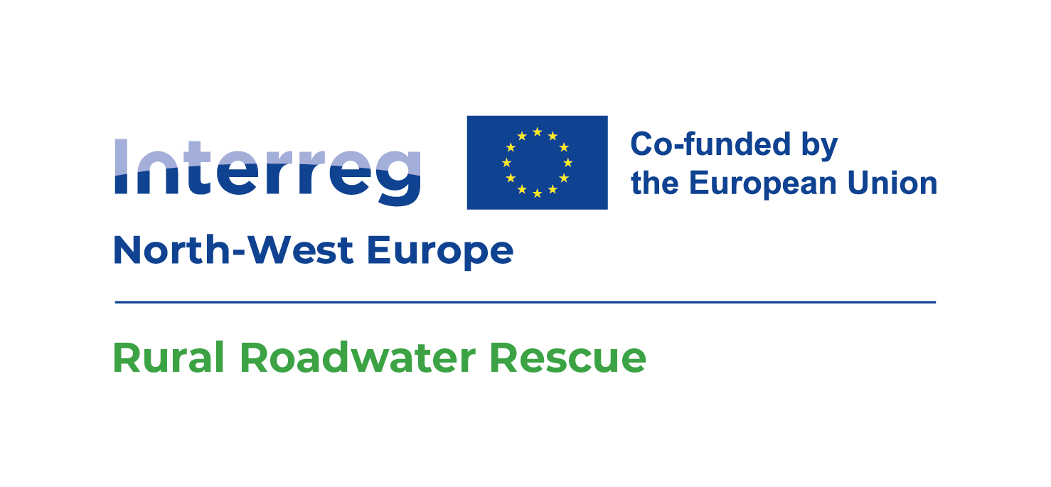 blauw wit europees logo met letters Interreg